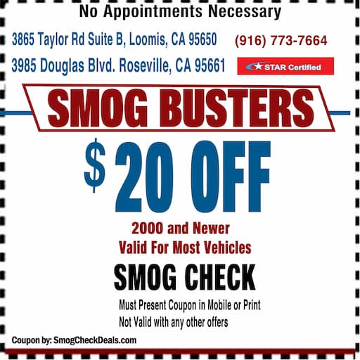 Smog Check Coupon